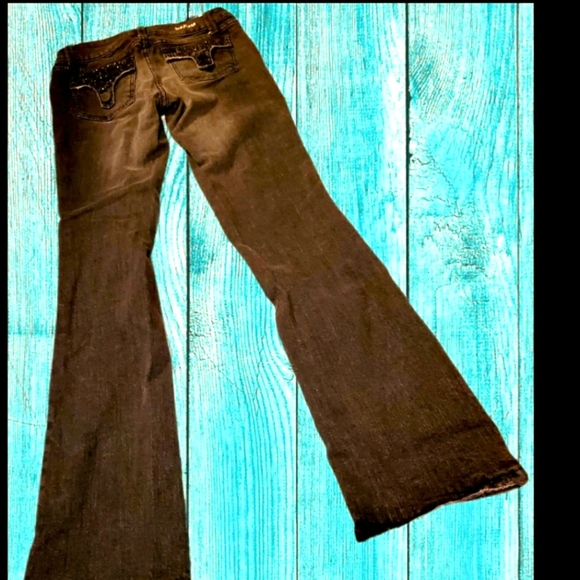 3/$25 ZCo Jeans Boot Cut With Bling Size 5 - Picture 10 of 11